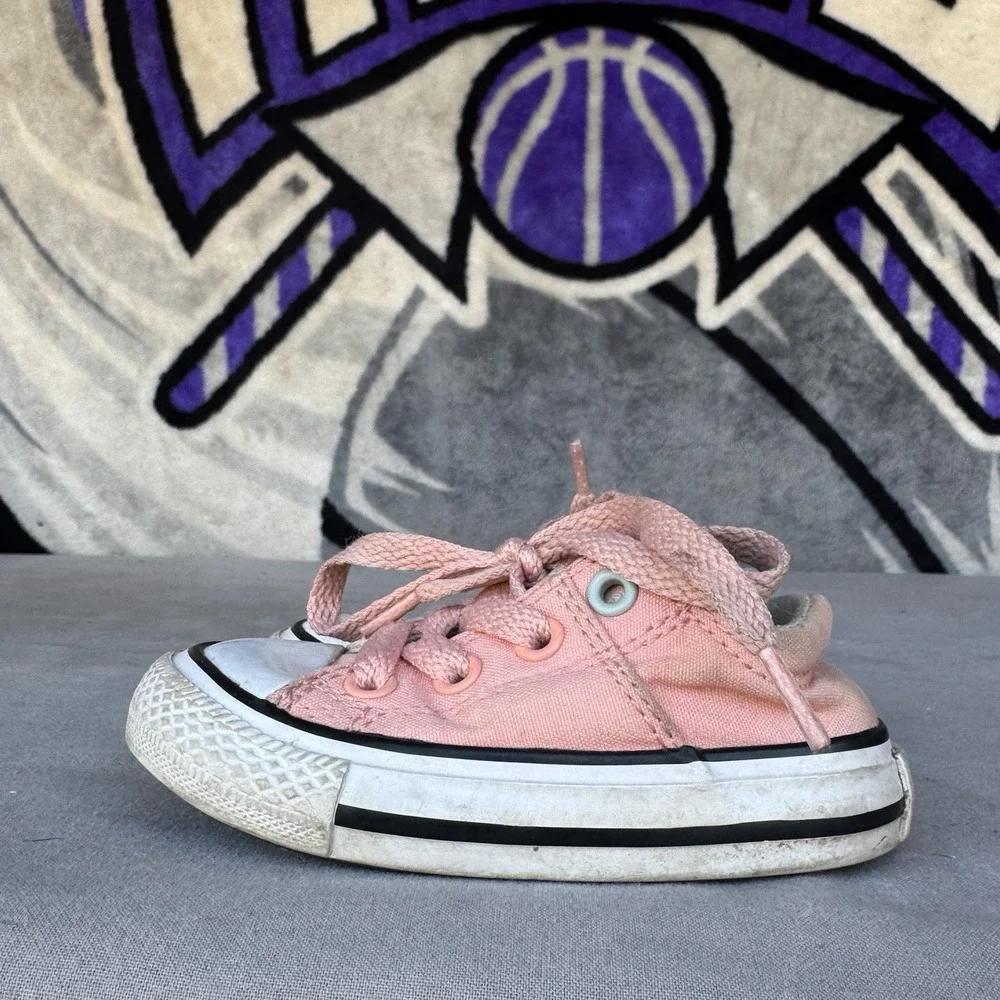 Size‎ 4c - Converse Chuck Taylor All Star Low Top Infant Pink Toddler Baby Kids